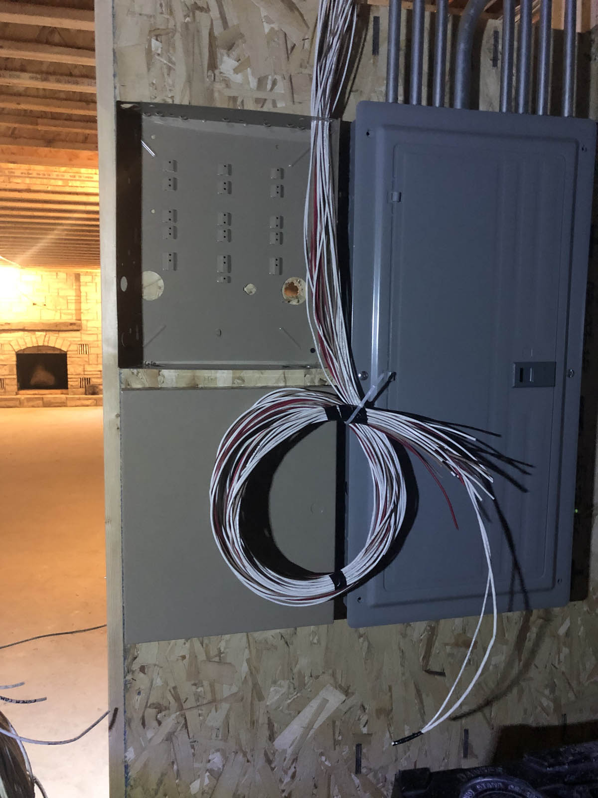 Low voltage boxes.